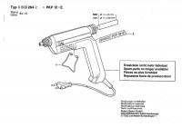 Bosch 0 603 264 242 PKP 12 E Diy Glue Gun 230 V / GB Spare Parts PKP12E